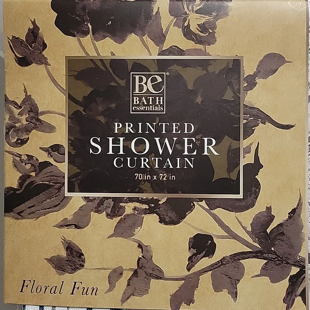 Be BATH essentials Printed Shower Curtain 70